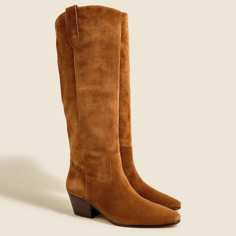 New! J. Crew Piper Knee-high Boots in Suede 5.5